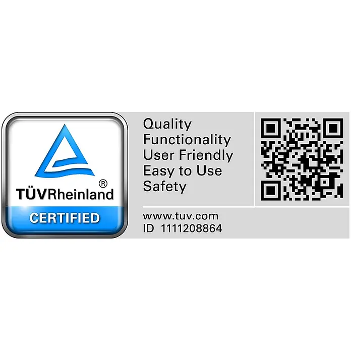 TAINO Gasgrill BASIC 6+1 - Anzahl Brenner: 6 Stk. - TÜV Rheinland ZERTIFIZIERT Siegel mit QR-Code. Zertifiziert Qualität, Funktionalität, Benutzerfreundlichkeit, Sicherheit. ID 1111208864.