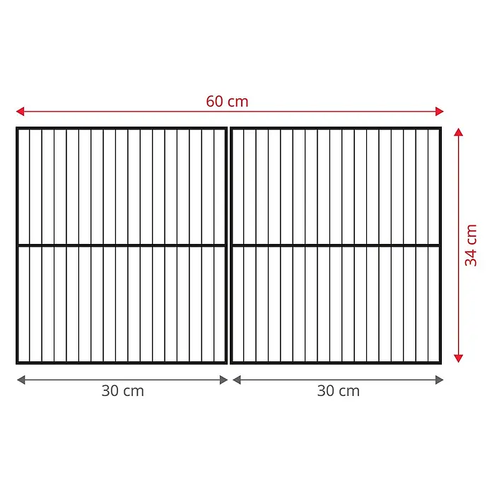 TAINO Gasgrill BRANDO 4+1 - Anzahl Brenner: 4 Stk. - Zwei schwarze Metallroste, gesamt 60x34 cm.