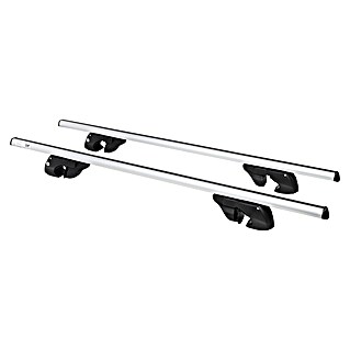 Fischer Juego de barras para el techo del coche TopLine XL (Capacidad de carga: 90 kg, L x An x Al: 136,5 x 14,5 x 7,5 cm)