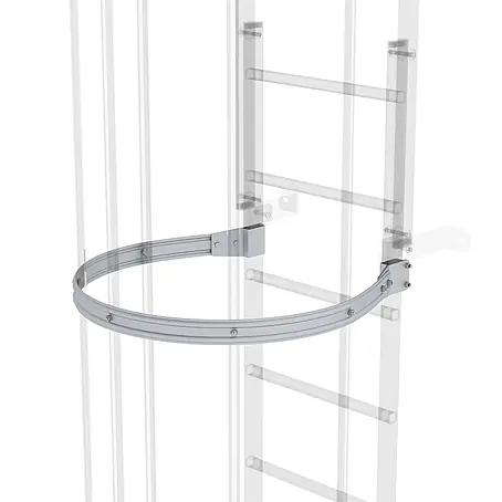Munk  Mehrzweckleiter Rückenschutzbügel ø 700mm Aluminium eloxiert