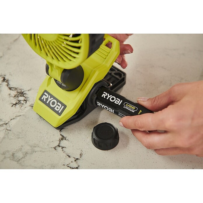 Ryobi 4V USB Accuventilator RCF4-0 (4 V, Excl. accu) | BAUHAUS