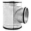 Wickelfalzrohr T-Stück (Durchmesser: 150 mm, Stahl) | BAUHAUS
