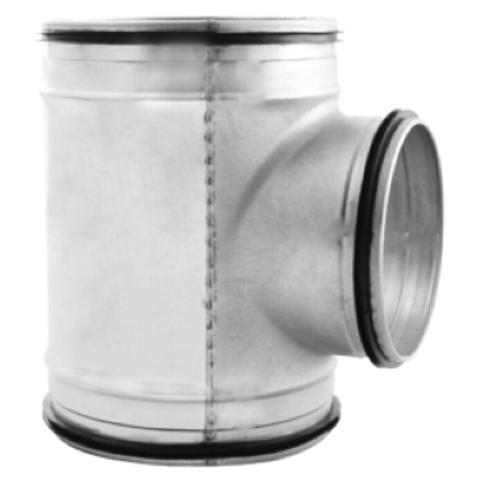 Wickelfalzrohr T-Stück (Durchmesser: 150 mm, Stahl) | BAUHAUS