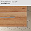 Camargue Stella Waschtischunterschrank (47 x 80 x 39 cm, 1 Schubkasten, Mit Beleuchtung, Berg Eiche)