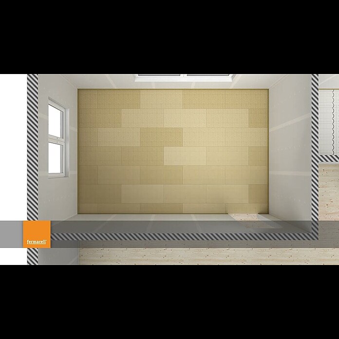 Fermacell Fußbodenheizelement Therm25 (500 x 500 x 25 mm, Rundnuten) | BAUHAUS