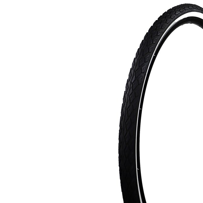 Fischer Fahrradreifen (Schwarz/Weiß, Geeignet für: Straße, 28″ x 1,75)