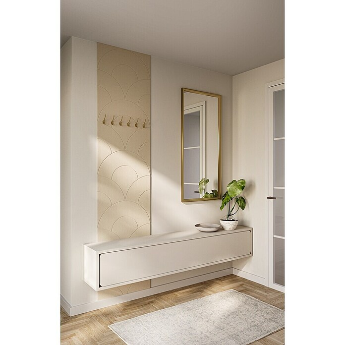 CanDo Wandpaneel Decowall Felt Pattern (Shell Zand, 260 x 60 cm, Kunststof) | BAUHAUS