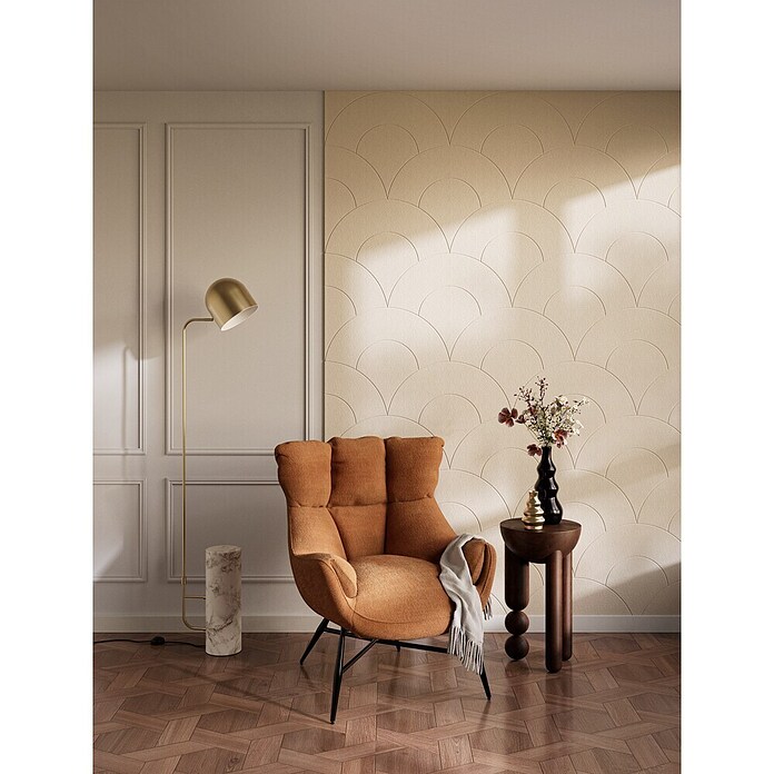 CanDo Wandpaneel Decowall Felt Pattern (Shell Zand, 260 x 60 cm, Kunststof) | BAUHAUS