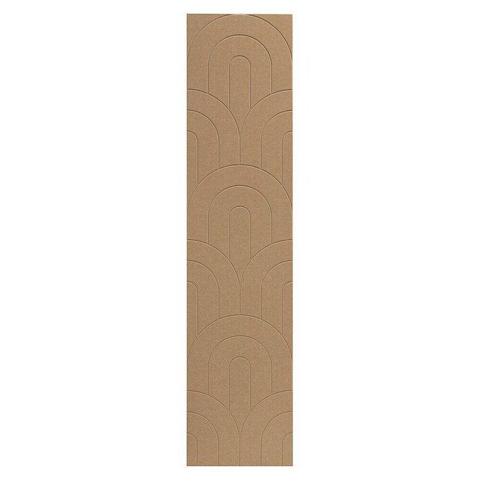 CanDo Wandpaneel Decowall Felt Pattern (Double Taupe, 260 x 60 cm, Kunststof) | BAUHAUS