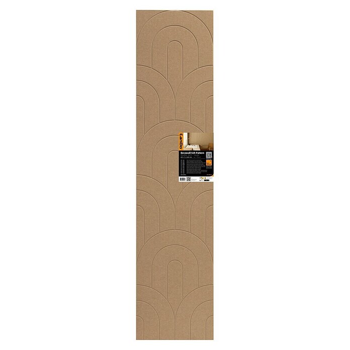 CanDo Wandpaneel Decowall Felt Pattern (Double Taupe, 260 x 60 cm, Kunststof) | BAUHAUS