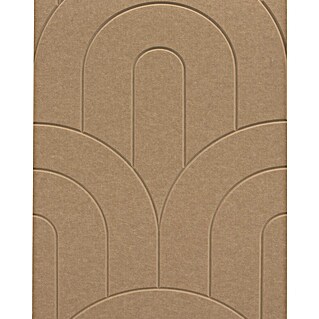 CanDo Wandpaneel Decowall Felt Pattern (Double Taupe, 260 x 60 cm, Kunststof)
