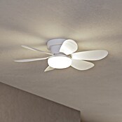 Eglo Deckenventilator Clovelly (Weiß, 52 cm, 12 W, Warmweiß) | BAUHAUS