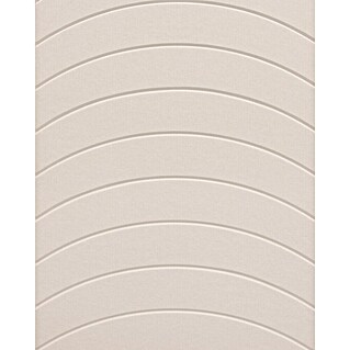 CanDo Wandpaneel Decowall Felt Pattern (Wave Wit, 260 x 60 cm, Kunststof)