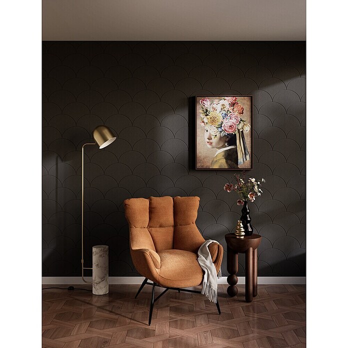CanDo Wandpaneel Decowall Felt Pattern (Scales Antraciet, 260 x 60 cm, Kunststof) | BAUHAUS