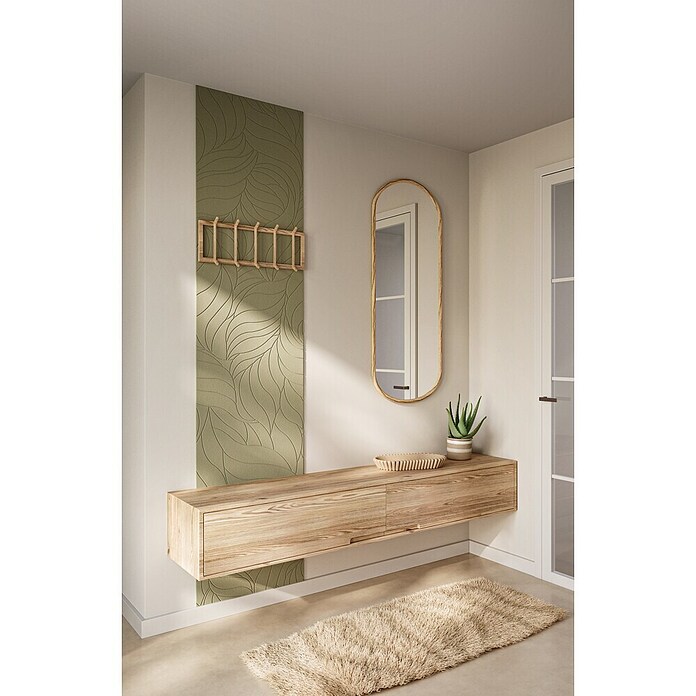 CanDo Wandpaneel Decowall Felt Pattern (Flow Salie, 260 x 60 cm, Kunststof) | BAUHAUS