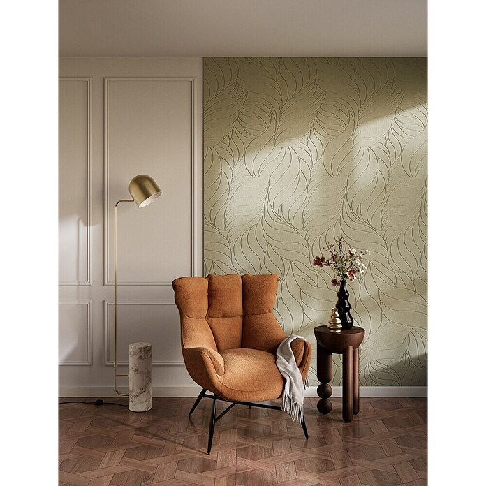CanDo Wandpaneel Decowall Felt Pattern (Flow Salie, 260 x 60 cm, Kunststof) | BAUHAUS