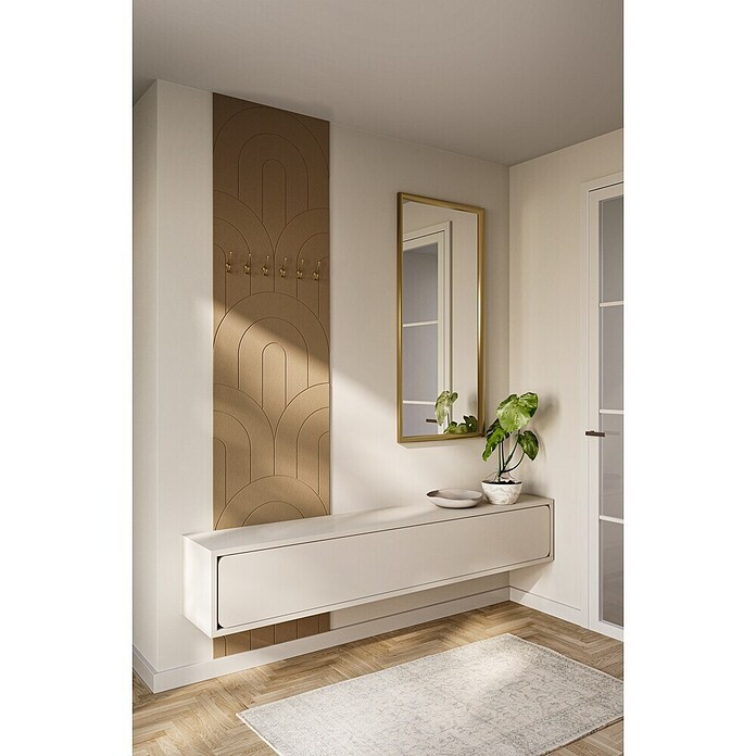 CanDo Wandpaneel Decowall Felt Pattern (Double Taupe, 260 x 60 cm, Kunststof) | BAUHAUS