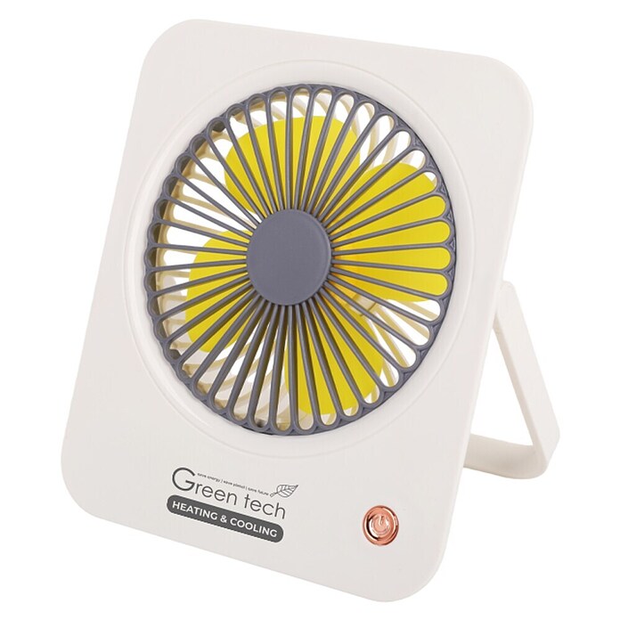 Green Tech Stolni ventilator  (Boja: Bijela, D x Š x V: 136 x 44 x 158 mm) | BAUHAUS