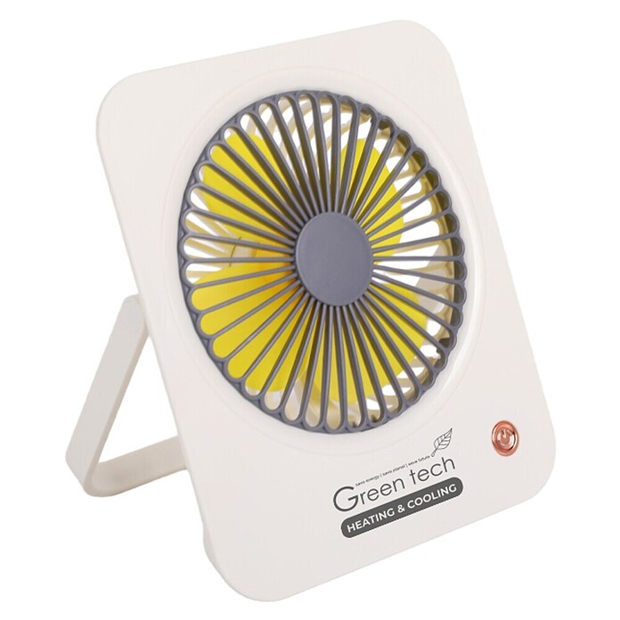 Green Tech Stolni ventilator  (Boja: Bijela, D x Š x V: 136 x 44 x 158 mm) | BAUHAUS