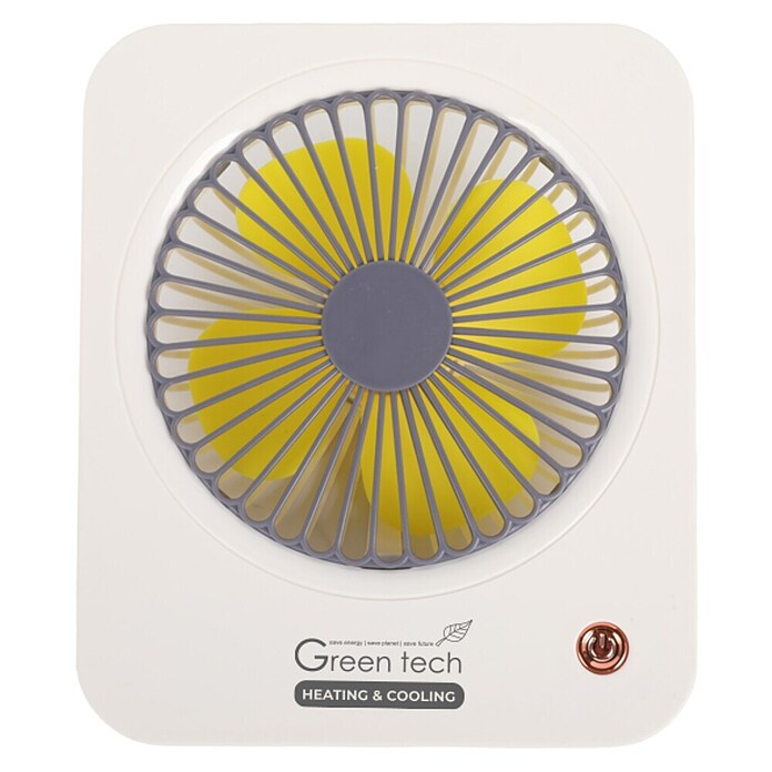 Green Tech Stolni ventilator  (Boja: Bijela, D x Š x V: 136 x 44 x 158 mm) | BAUHAUS