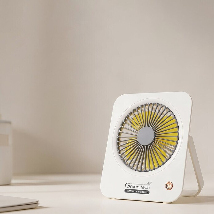 Green Tech Stolni ventilator  (Boja: Bijela, D x Š x V: 136 x 44 x 158 mm) | BAUHAUS