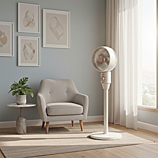 Green Tech Stoječi ventilator (Barva: Bela, Višina: 840 mm)