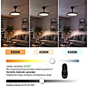 Green Tech Stropni ventilator  (Boja: Crna, Ø x V: 1.061 x 460 mm) | BAUHAUS