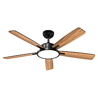 Green Tech Stropni ventilator (Barva: Črna, Ø x V: 132 x 33 cm)