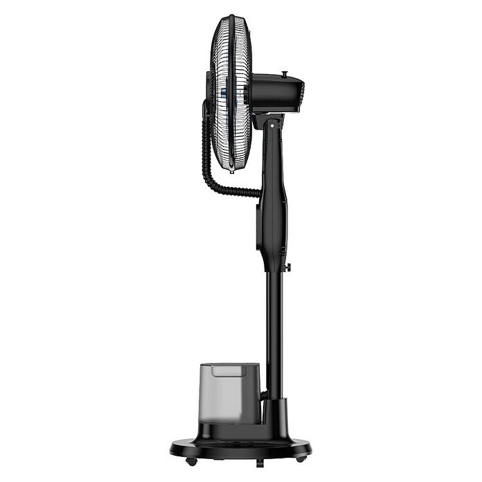 Green Tech Stoječi ventilator z meglico  (Barva: Črna, Ø x V: 44,5 x 128 cm) | 3439 - Tisch/Standventilatoren Marke | CBLA - Ventilatoren Marke | CBL - Ventilatoren | CB - Elektroinstallation | C - Elektro | BAUHAUS