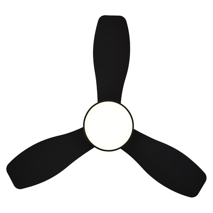Green Tech Stropni ventilator  (Barva: Črna, Ø x V: 62 x 24 cm) | 3438 - Deckenventilatoren Marke | CBLA - Ventilatoren Marke | CBL - Ventilatoren | CB - Elektroinstallation | C - Elektro | BAUHAUS