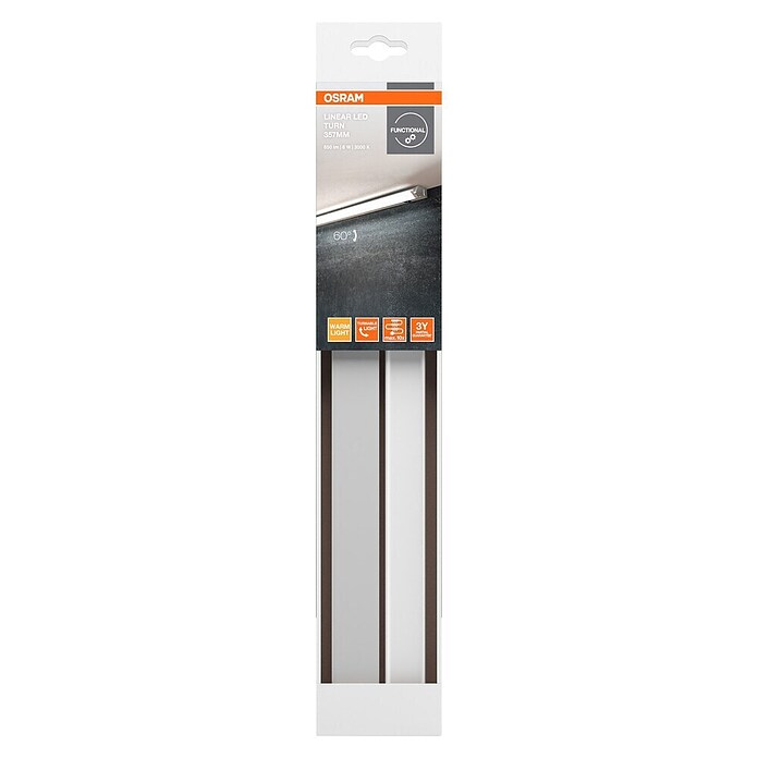 Osram Linear LED-Unterbauleuchte Linear Led Turn (Länge: 35,7 cm, Warmweiß) | BAUHAUS