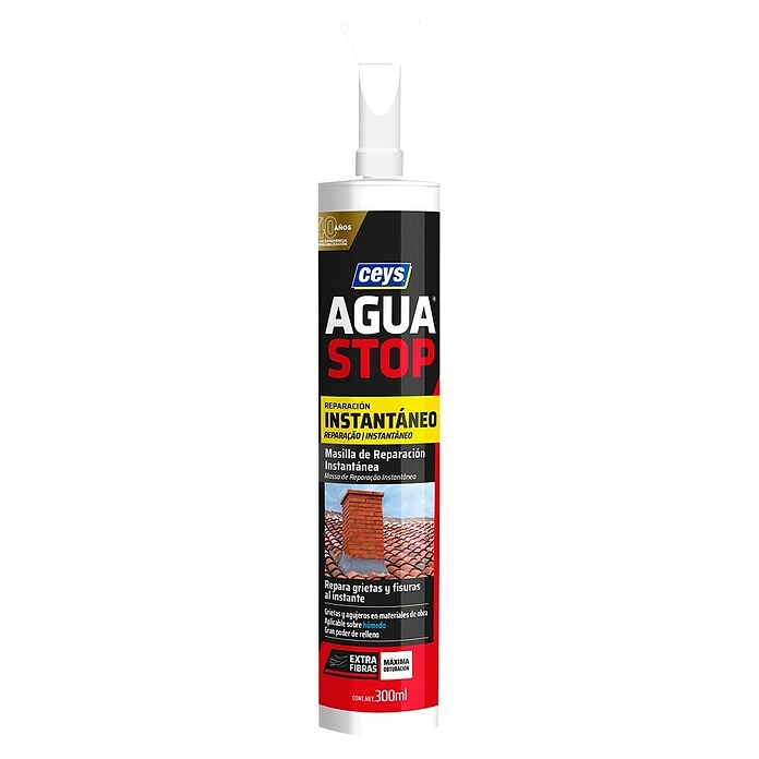 Ceys Masilla Agua Stop Impermeable (Gris, 300 ml)