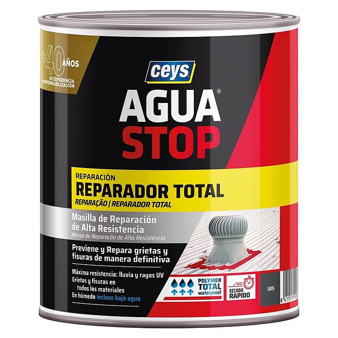 Ceys Reparador Total Agua Stop (Gris, 1 kg)