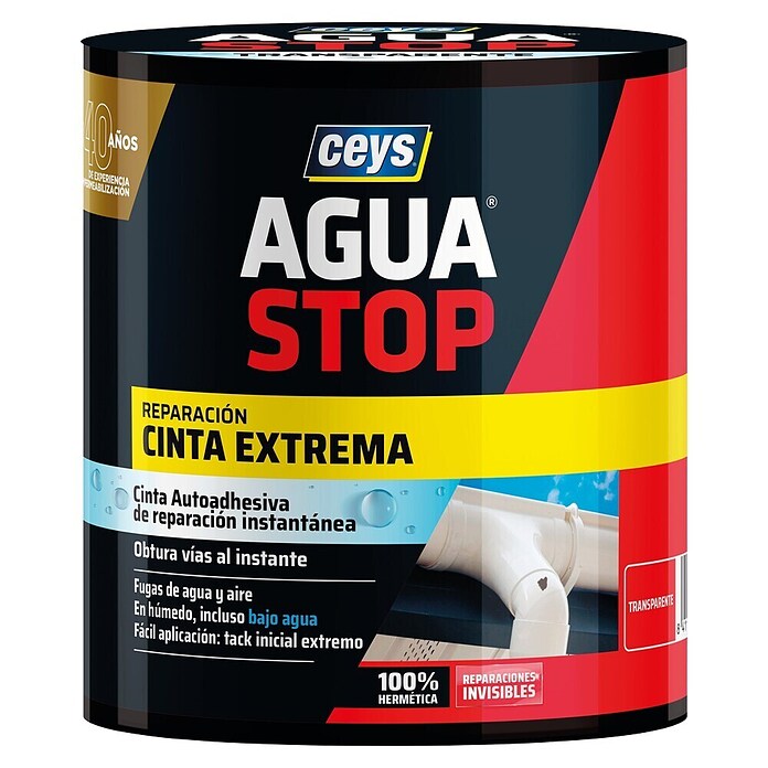 Ceys Cinta de reparación extrema Agua Stop (Transparente, 1,5 m x 10 cm) | BAUHAUS
