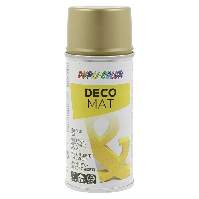Dupli-Color Deco Mat Acryl-Lackspray Deco Matt (Gold/Bronze, 150 ml, Matt)
