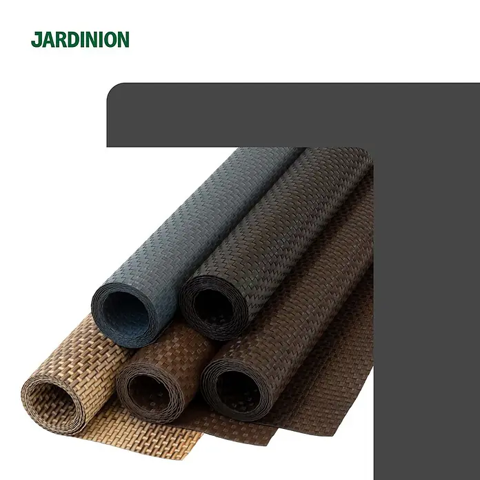 Jardinion Sichtschutzelement 5m x 0,90m Sichtschutzmatte mit Kabelbinder Braun - B x H: 2 x 90 cm, Kunststoff, Braun - Gerollte, geflochtene Sichtschutzmatten/Sichtschutzwände in Braun-, Beige- und Blaugrautönen.