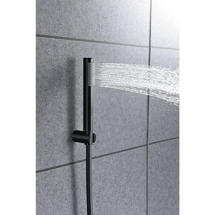 Imex Olimpo Grifo de bañera (Negro, Mate)