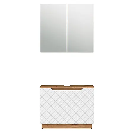 Vicco  Badmöbel-Set Lotta Weiß 2 Teile