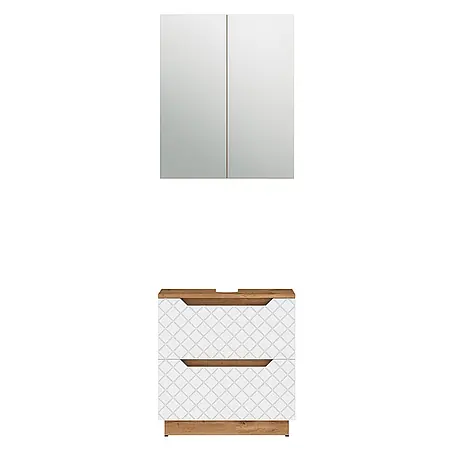 Vicco  Badmöbel-Set Lotta Weiß 2 Teile
