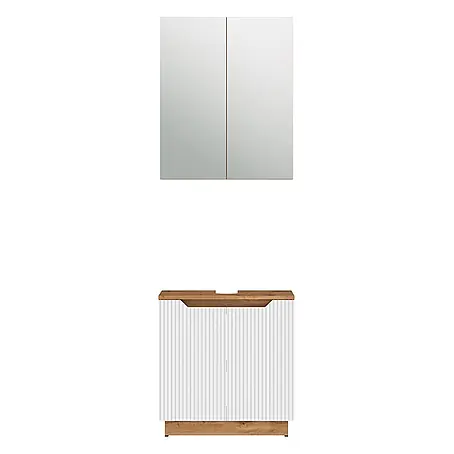 Vicco  Badmöbel-Set Lotta Weiß 2 Teile