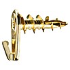 Cobra Bilderhaken Walldriller (Belastbarkeit: 9 kg, 4 Stk., Zink, Selbstschneidendes Gewinde, Messing)