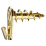 Cobra Bilderhaken Walldriller (Belastbarkeit: 9 kg, 4 Stk., Zink, Selbstschneidendes Gewinde, Messing)