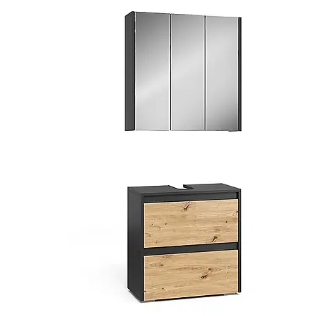 Vicco  Badmöbel-Set Majest Artisan 2 Teile