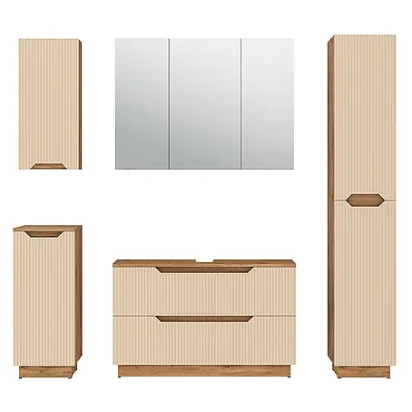 Vicco  Badmöbel-Set Lotta Cashmere 5 Teile