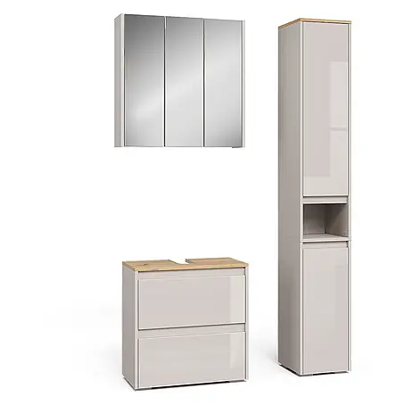 Vicco  Badmöbel-Set Majest Cashmere 3 Teile