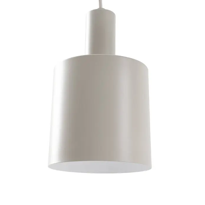 Lindby Pendelleuchte Ovelia - creme / amber, beige, E27 - Hellbeige zylindrische Pendelleuchte.