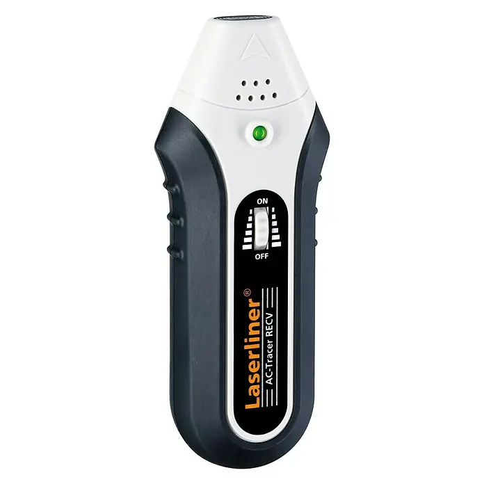 Laserliner Leitungssuchgerät AC-Tracer - Geeignet für: Ermittlung zusammenhängender Stromkreise - Lasermessgerät AC-Tracer Recv von Laserliner zur präzisen Ortung von Wechselspannungen in Wänden und Leitungen.