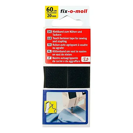 Fix-o-moll  Klettband zum Nähen