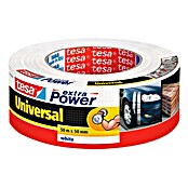 tesa Extra Power Folienband Universal (Weiß, 50 m x 50 mm)