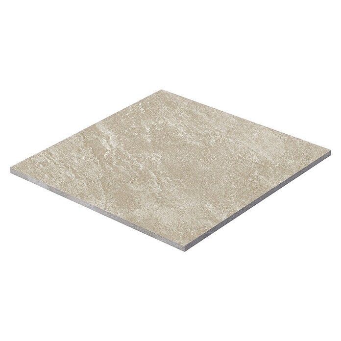 Terrassenfliese Quarzo (60 x 60 x 2 cm, Quarzo Beige, Matt) | BAUHAUS
